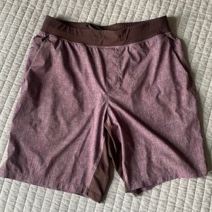 Mens purple lululemon shorts